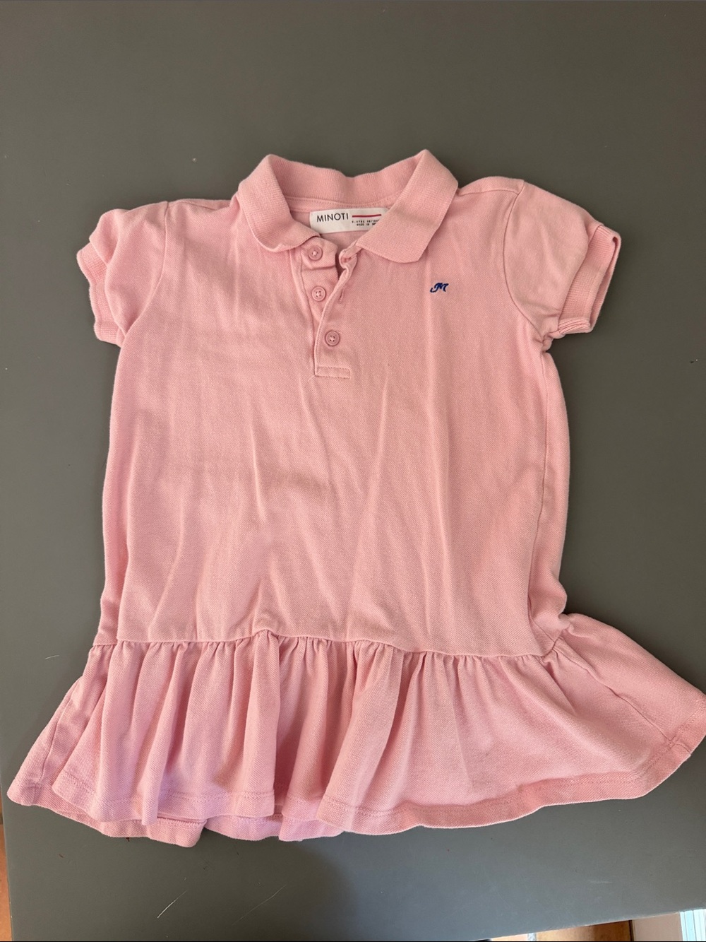Girls' Pink Polo Dress Dress
